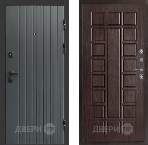 Входная металлическая Дверь Престиж Tvist Grey Престиж Венге в Клине