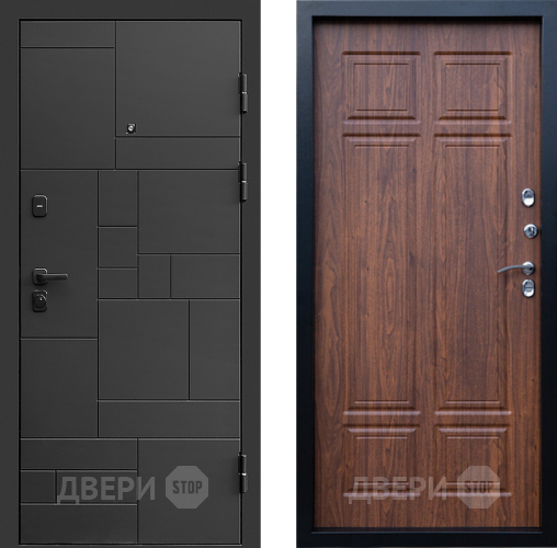 Дверь Престиж Kvadro Премиум Орех темный в Клине