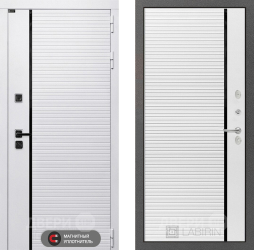 Дверь Лабиринт (LABIRINT) Royal 22 Белый софт в Клине