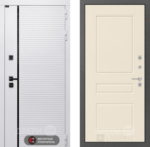 Дверь Лабиринт (LABIRINT) Royal 03 Крем софт в Клине