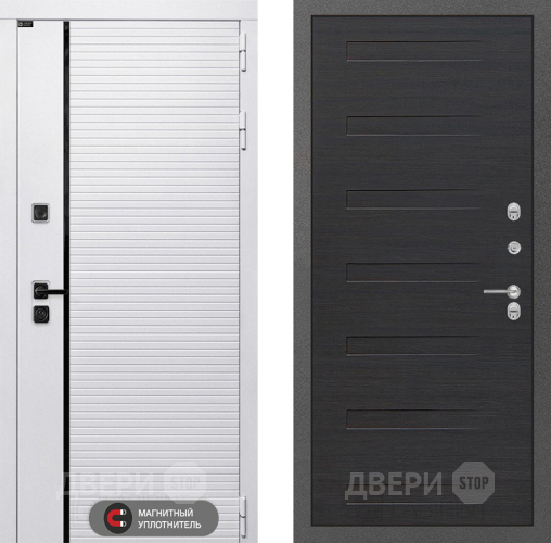 Входная металлическая Дверь Лабиринт (LABIRINT) Royal 14 Эковенге поперечный в Клине