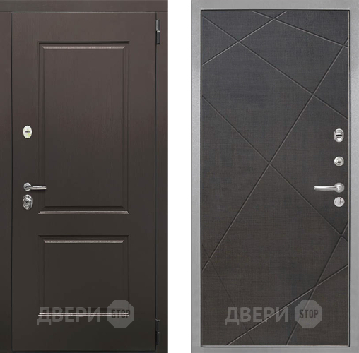 Дверь Интекрон (INTECRON) Кампо Лучи-М Венге распил кофе в Клине