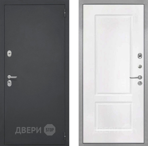 Входная металлическая Дверь Интекрон (INTECRON) Гектор КВ-2 Белый матовый в Клине
