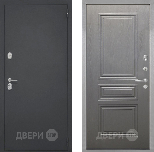 Дверь Интекрон (INTECRON) Гектор ФЛ-243 Графит вуд дуб в Клине