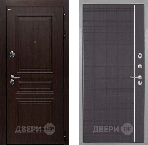 Дверь Интекрон (INTECRON) Брайтон Тиковое Дерево В-07 с молдингом Венге в Клине