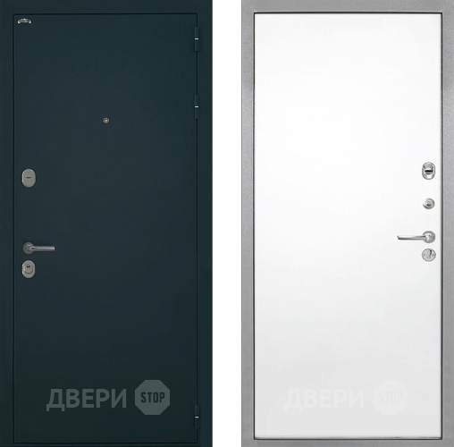 Входная металлическая Дверь Интекрон (INTECRON) Греция Гладкая Силк Сноу в Клине