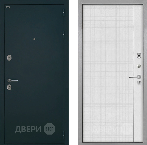 Дверь Интекрон (INTECRON) Греция В-07 с молдингом Лофт белый в Клине