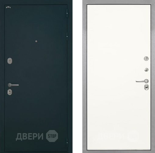 Входная металлическая Дверь Интекрон (INTECRON) Греция Гладкая Слоновая кость в Клине