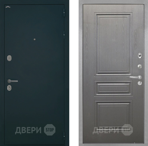 Дверь Интекрон (INTECRON) Греция ФЛ-243 Графит вуд дуб в Клине