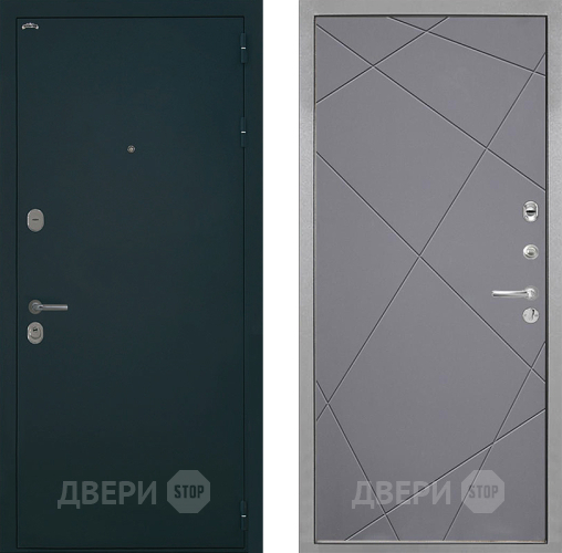 Дверь Интекрон (INTECRON) Греция Лучи-М Графит софт в Клине