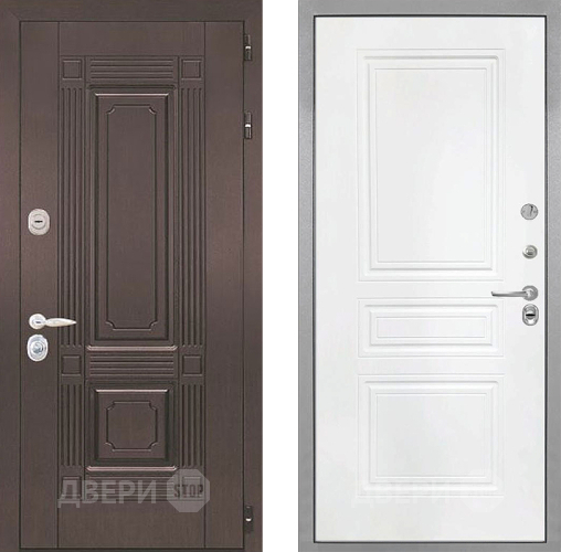 Входная металлическая Дверь Интекрон (INTECRON) Италия ФЛ-243 Белый матовый в Клине
