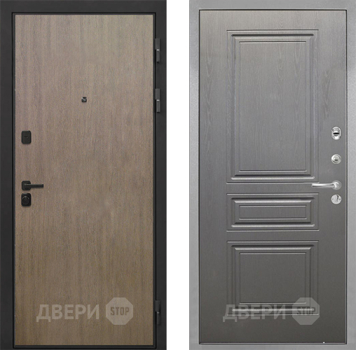 Входная металлическая Дверь Интекрон (INTECRON) Профит Black Венге Коричневый ФЛ-243 Графит вуд дуб в Клине