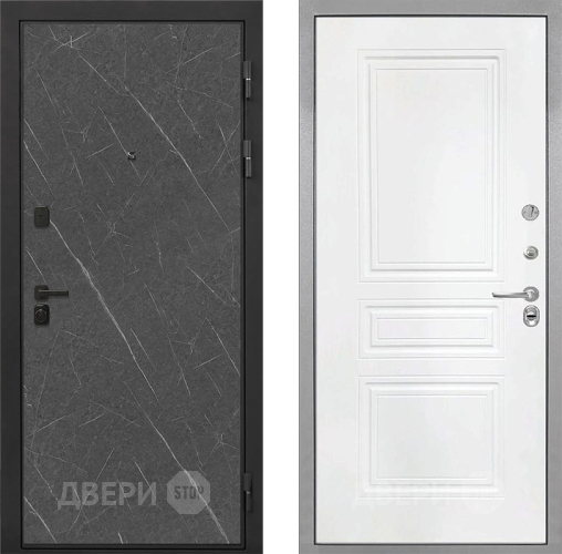 Дверь Интекрон (INTECRON) Профит Black Гранит Лава Оникс ФЛ-243 Белый матовый в Клине