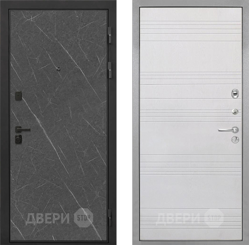 Дверь Интекрон (INTECRON) Профит Black Гранит Лава Оникс ФЛ-316 Белый ясень в Клине