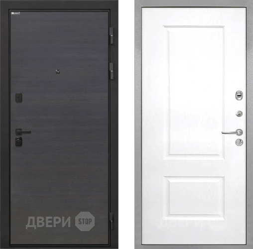 Входная металлическая Дверь Интекрон (INTECRON) Профит Black Эковенге Альба Роял Вуд белый в Клине