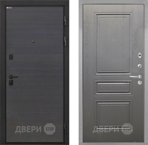 Дверь Интекрон (INTECRON) Профит Black Эковенге ФЛ-243 Графит вуд дуб в Клине