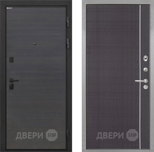 Дверь Интекрон (INTECRON) Профит Black Эковенге В-07 с молдингом Венге в Клине