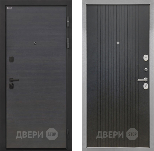 Дверь Интекрон (INTECRON) Профит Black Эковенге ФЛ-295 Лофт черный в Клине