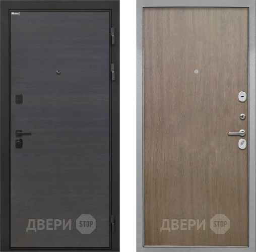 Дверь Интекрон (INTECRON) Профит Black Эковенге Гладкая шпон Венге коричневый в Клине