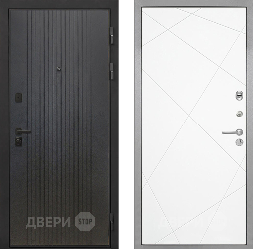 Дверь Интекрон (INTECRON) Профит Black ФЛ-295 Лучи-М Софт милк в Клине