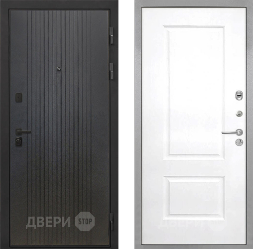 Входная металлическая Дверь Интекрон (INTECRON) Профит Black ФЛ-295 Альба Роял Вуд белый в Клине