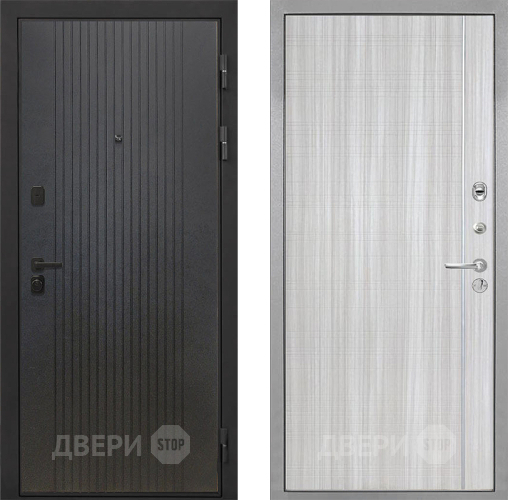 Дверь Интекрон (INTECRON) Профит Black ФЛ-295 В-07 с молдингом Сандал белый в Клине