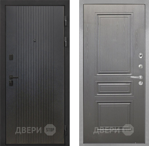 Входная металлическая Дверь Интекрон (INTECRON) Профит Black ФЛ-295 ФЛ-243 Графит вуд дуб в Клине