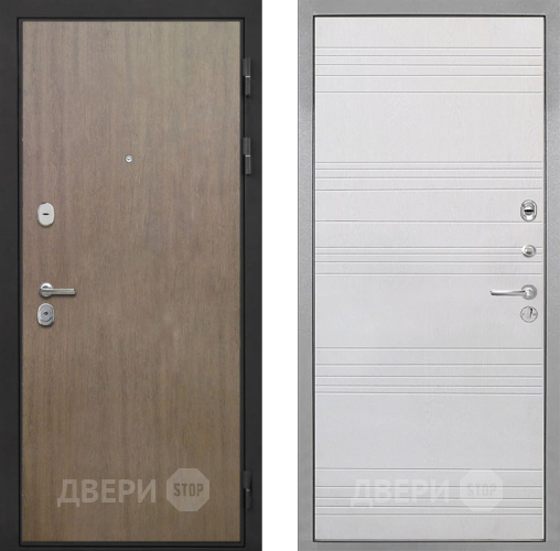 Дверь Интекрон (INTECRON) Гектор Венге Коричневый ФЛ-316 Белый ясень в Клине