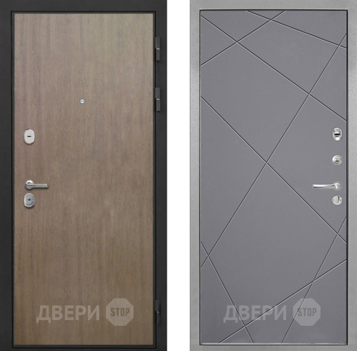 Дверь Интекрон (INTECRON) Гектор Венге Коричневый Лучи-М Графит софт в Клине
