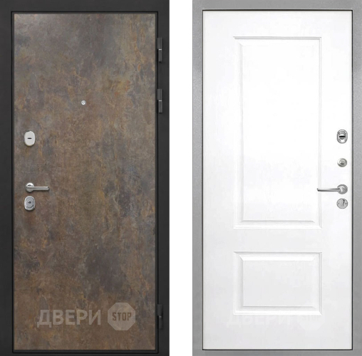 Входная металлическая Дверь Интекрон (INTECRON) Гектор Гранж Альба Роял Вуд белый в Клине