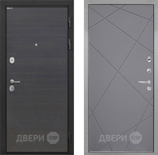 Дверь Интекрон (INTECRON) Гектор Эковенге Лучи-М Графит софт в Клине