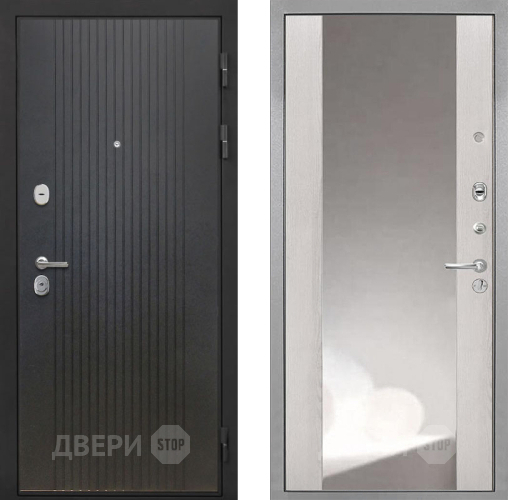 Входная металлическая Дверь Интекрон (INTECRON) Гектор ФЛ-295 ФЛЗ-516 Зеркало Сосна белая в Клине