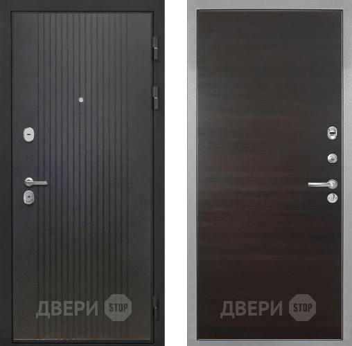 Входная металлическая Дверь Интекрон (INTECRON) Гектор ФЛ-295 Гладкая Эковенге поперечный в Клине