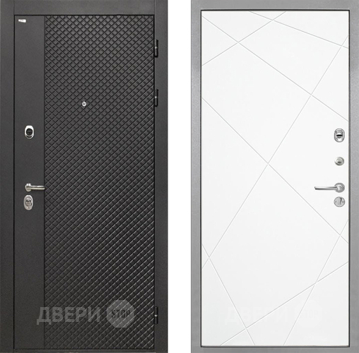 Дверь Интекрон (INTECRON) Олимпия Black 4К Лучи-М Софт милк в Клине