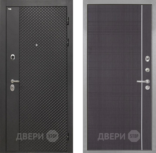 Дверь Интекрон (INTECRON) Олимпия Black 4К В-07 с молдингом Венге в Клине