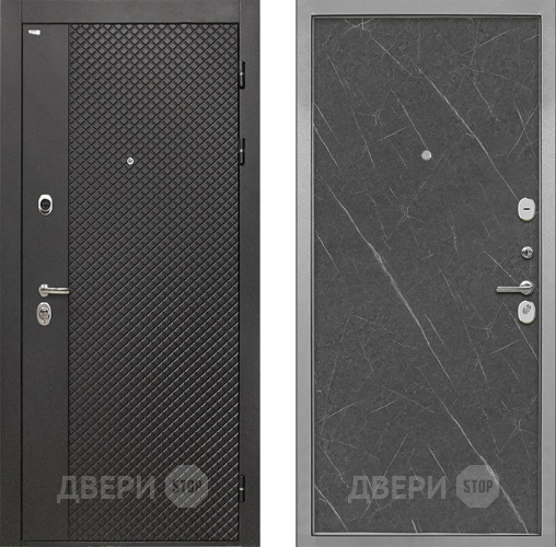 Дверь Интекрон (INTECRON) Олимпия Black 4К Гладкая Гранит лава оникс в Клине