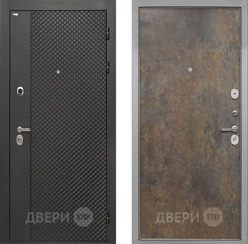 Дверь Интекрон (INTECRON) Олимпия Black 4К Гладкая Гранж в Клине