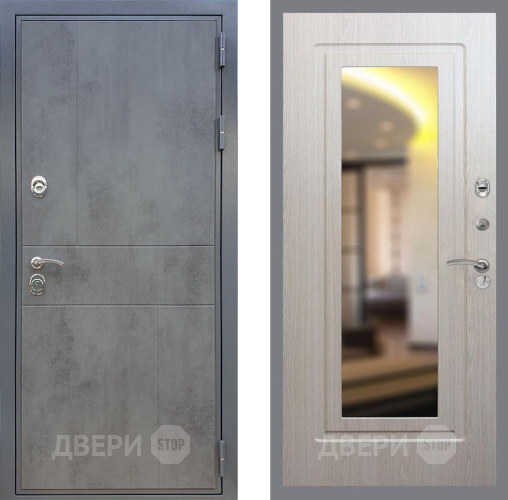 Дверь Рекс (REX) ФЛ-290 FLZ-120 Беленый дуб в Клине