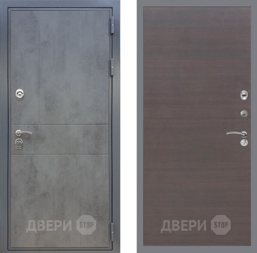 Дверь Рекс (REX) ФЛ-290 GL венге поперечный в Клине