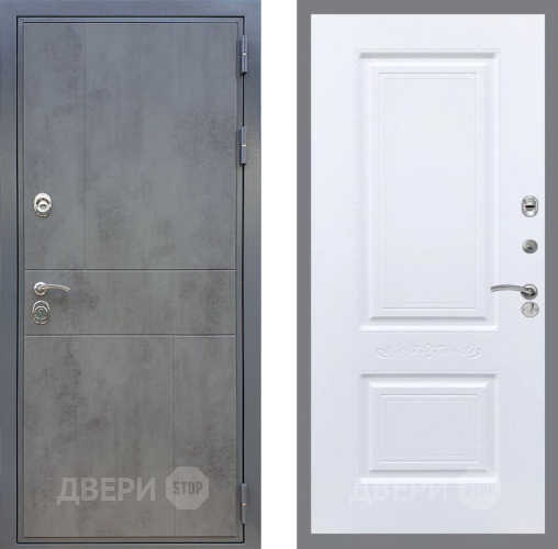 Дверь Рекс (REX) ФЛ-290 Смальта Силк Сноу в Клине