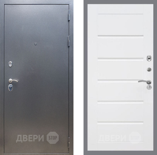 Входная металлическая Дверь Рекс (REX) 11 Сити Белый ясень в Клине