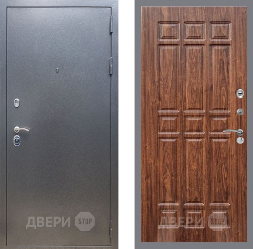 Дверь Рекс (REX) 11 FL-33 орех тисненый в Клине