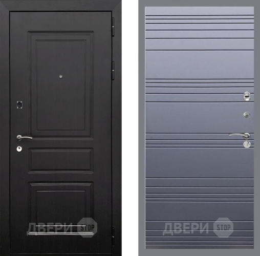 Дверь Рекс (REX) 6 Венге Line Силк титан в Клине