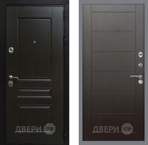 Входная металлическая Дверь Рекс (REX) Премиум-Н Сити Венге в Клине