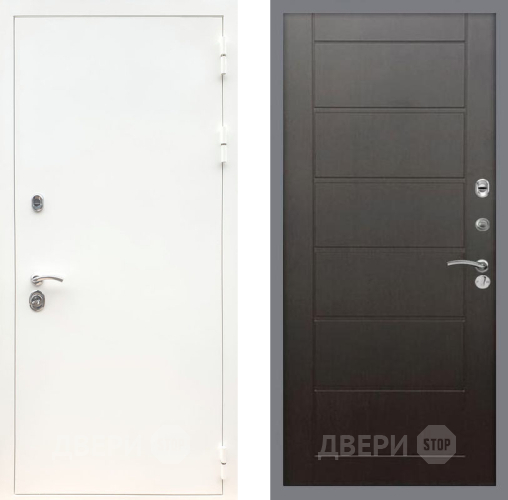 Дверь Рекс (REX) 5 Белая Шагрень Сити Венге в Клине