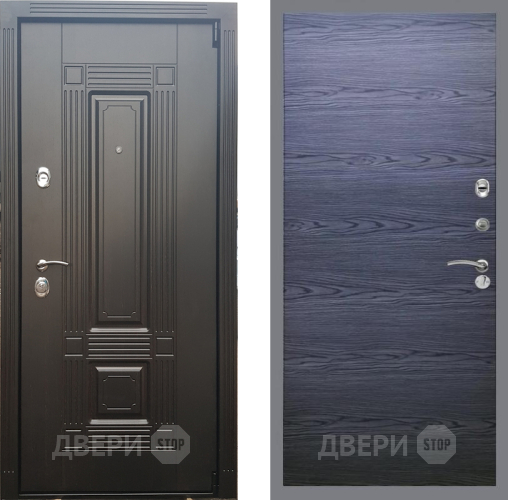 Дверь Рекс (REX) 9 GL Дуб тангенальный черный в Клине