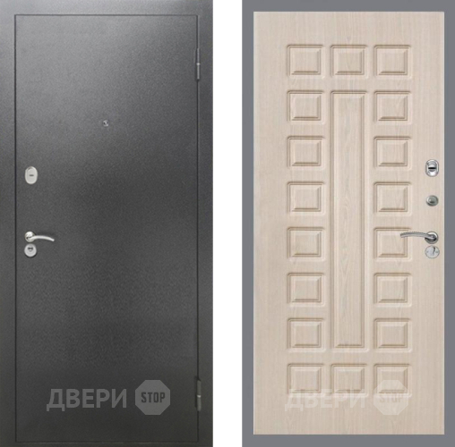 Дверь Рекс (REX) 2А Серебро Антик FL-183 Беленый дуб в Клине