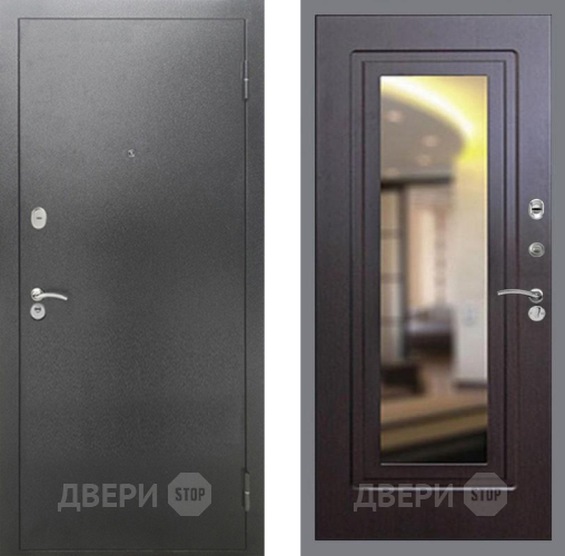 Дверь Рекс (REX) 2А Серебро Антик FLZ-120 Венге в Клине