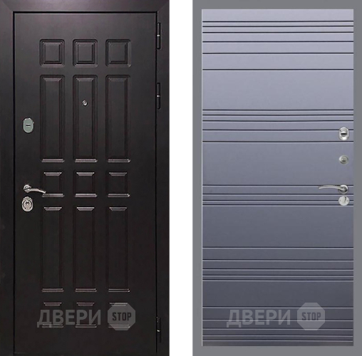 Входная металлическая Дверь Рекс (REX) 8 Line Силк титан в Клине