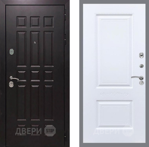 Входная металлическая Дверь Рекс (REX) 8 Смальта Силк Сноу в Клине
